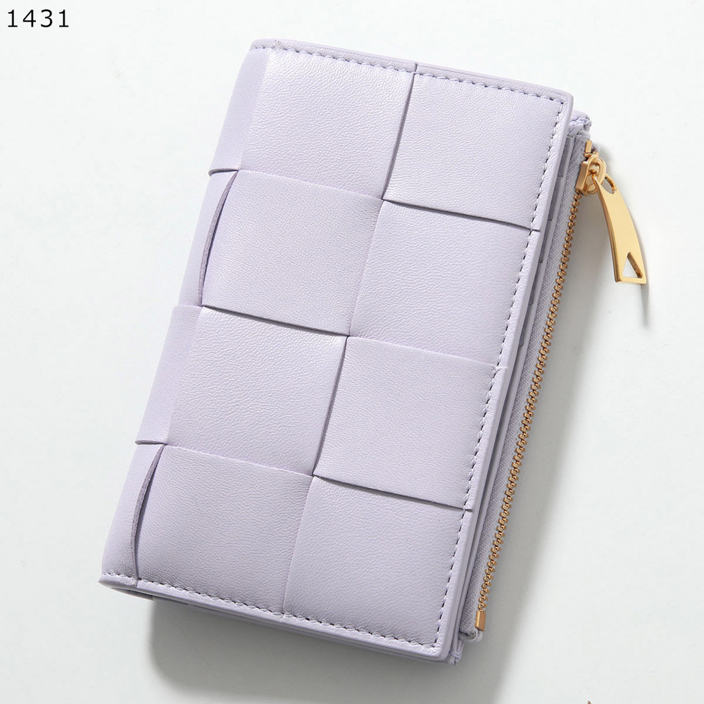 BOTTEGA VENETA Cassette Bi fold Wallet Maxi Intrecciato Leather
